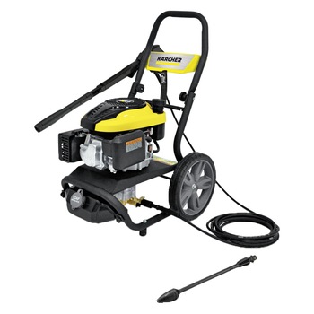 Aparat de spalat cu presiune Karcher G7.180 , motor termic, 160 CC, putere 4.7cp, presiune 180 bar, debit 590l/h, contine: furtun presiune 10 m + pistol G180Q + lance VarioPowerJet + lance jet rotativ