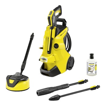 Aparat de spalat cu presiune Karcher K 4 Power Control Home, motor racit cu apa, 130 bar presiune maxima, 420 l/h debit maxim, furtun de presiune 8 m, perie exterior T5 , detergent exterior 0.5L Aparat de spalat cu presiune Karcher K 4 Power Control Home, motor racit cu apa, 130 bar presiune maxima, 420 l/h debit maxim, furtun de presiune 8 m, perie exterior T5 , detergent exterior 0.5L