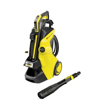 Aparat de spalat cu presiune Karcher K 5 Smart Control, motor racit cu apa, 145bar, 500 l/h debit maxim, furtun de presiune 10 m , lance 3-in-1 Multi Jet, bluetooth Aparat de spalat cu presiune Karcher K 5 Smart Control, motor racit cu apa, 145bar, 500 l/h debit maxim, furtun de presiune 10 m , lance 3-in-1 Multi Jet, bluetooth