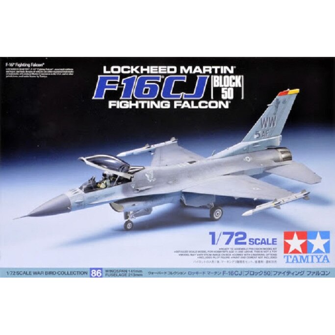 Macheta Aeromodele Tamiya Lockheed Martin F-16CJ Block 50 Fighting ...