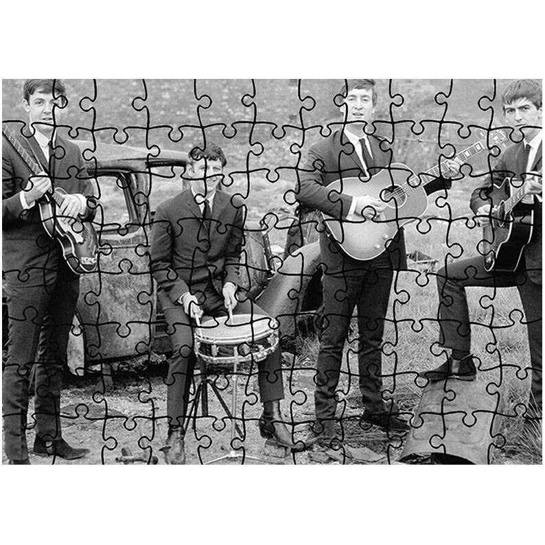 Puzzle Heartwork 96 piese, The Beatles Videoclip, Latime 40,5 cm x Inaltime 28,5 cm