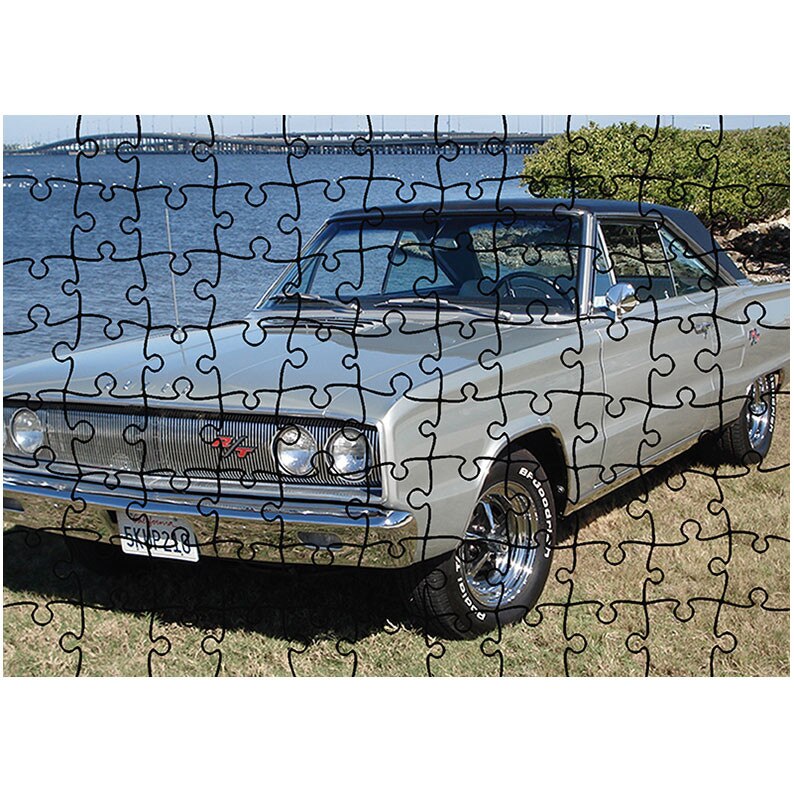 Puzzle Heartwork 96 piese, Dodge Coronet R-T 1967, Latime 40,5 cm x Inaltime 28,5 cm
