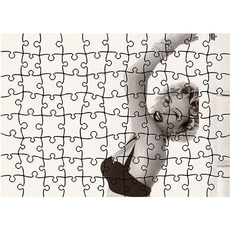 Puzzle Heartwork 96 piese, Marilyn Monroe Sexy, Latime 40,5 cm x Inaltime 28,5 cm