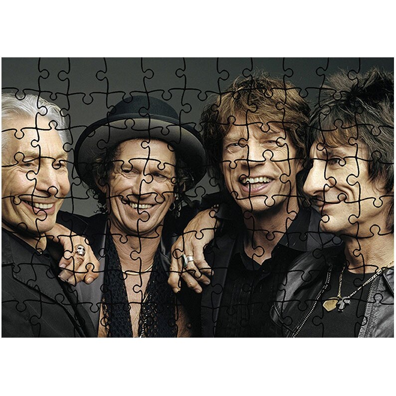 Puzzle Heartwork 96 piese, The Rolling Stones Veseli, Latime 40,5 cm x Inaltime 28,5 cm