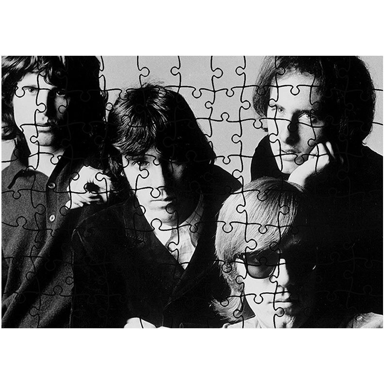 Puzzle Heartwork 96 piese, Formatia The Doors, Latime 40,5 cm x Inaltime 28,5 cm