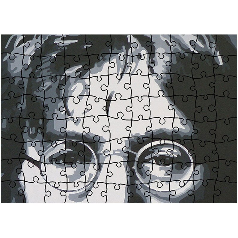 Puzzle Heartwork 96 piese, John Lennon de la The Beatles, Latime 40,5 cm x Inaltime 28,5 cm