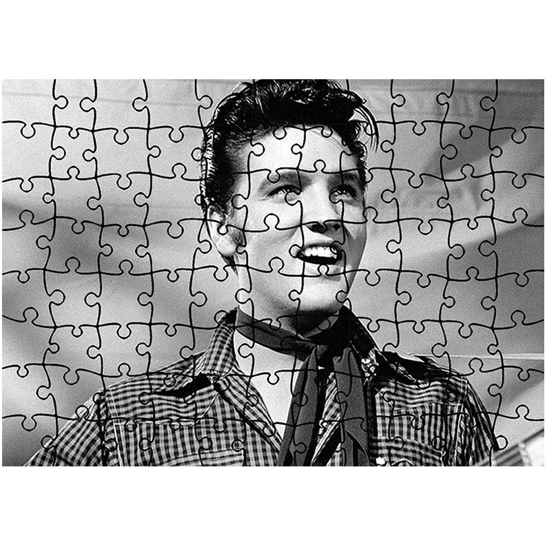 Puzzle Heartwork 96 piese, Elvis tanar, Latime 40,5 cm x Inaltime 28,5 cm