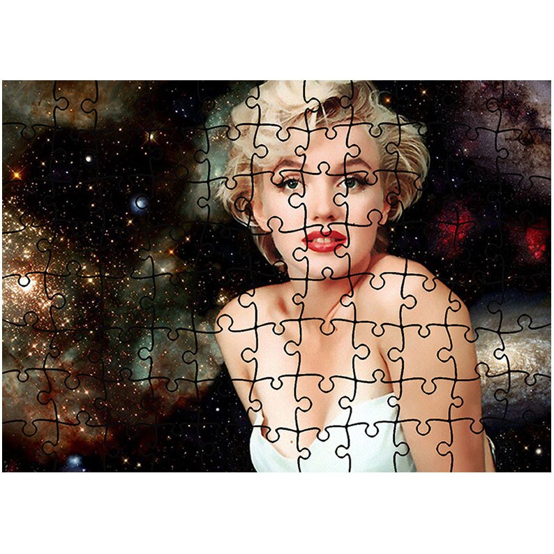 Puzzle Heartwork 96 piese, Marilyn Monroe Colaj Special, Latime 40,5 cm x Inaltime 28,5 cm