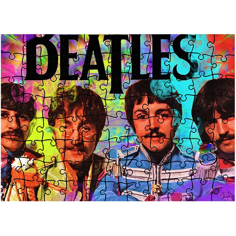 Puzzle Heartwork 96 piese, The Beatles Multicolor, Latime 40,5 cm x Inaltime 28,5 cm