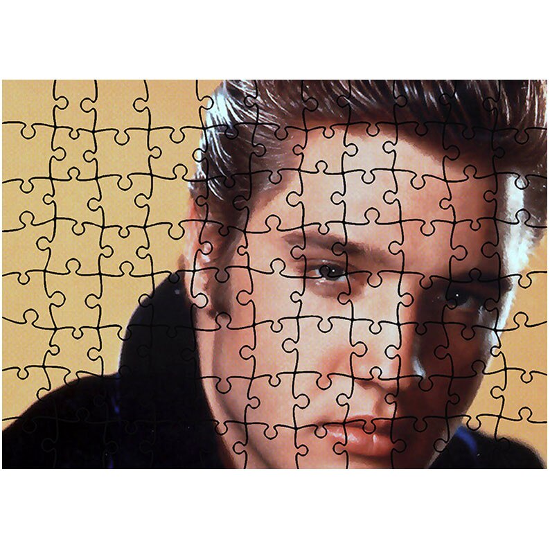 Puzzle Heartwork 96 piese, Elvis Presley, Latime 40,5 cm x Inaltime 28,5 cm
