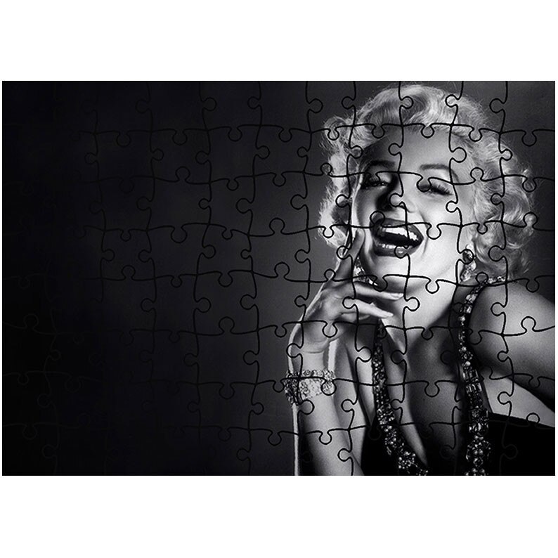 Puzzle Heartwork 96 piese, Marilyn Monroe Razand, Latime 40,5 cm x Inaltime 28,5 cm