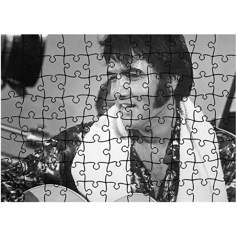 Puzzle Heartwork 96 piese, Elvis Presley in concert, Latime 40,5 cm x Inaltime 28,5 cm
