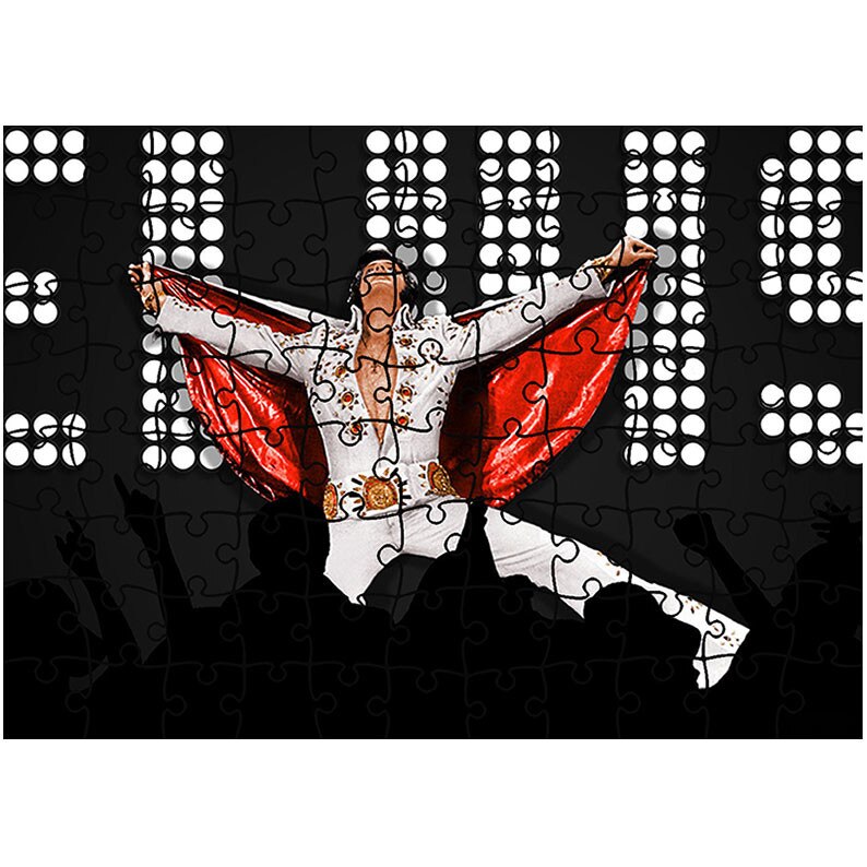 Puzzle Heartwork 96 piese, Elvis, Latime 40,5 cm x Inaltime 28,5 cm