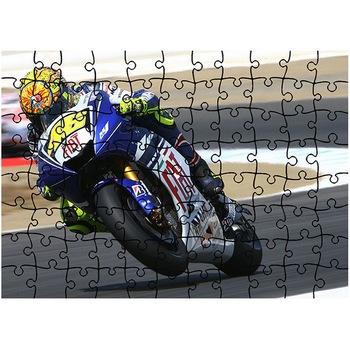 Puzzle Heartwork 96 piese, Valentino Rossi Moto GP, Latime 40,5 cm x Inaltime 28,5 cm Puzzle Heartwork 96 piese, Valentino Rossi Moto GP, Latime 40,5 cm x Inaltime 28,5 cm