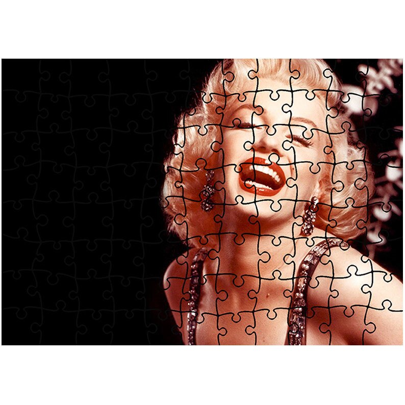 Puzzle Heartwork 96 piese, Marilyn Monroe Zambind, Latime 40,5 cm x Inaltime 28,5 cm
