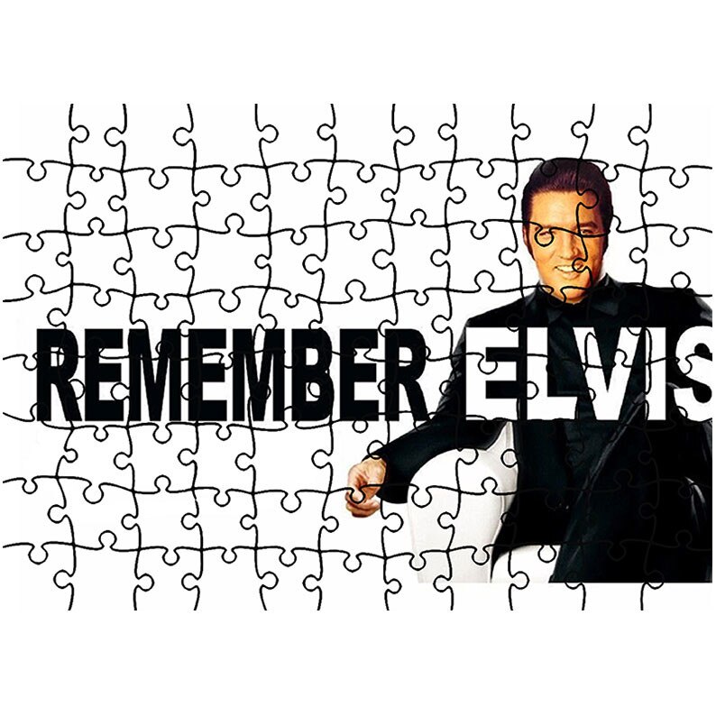 Puzzle Heartwork 96 piese, Remember Elvis, Latime 40,5 cm x Inaltime 28,5 cm