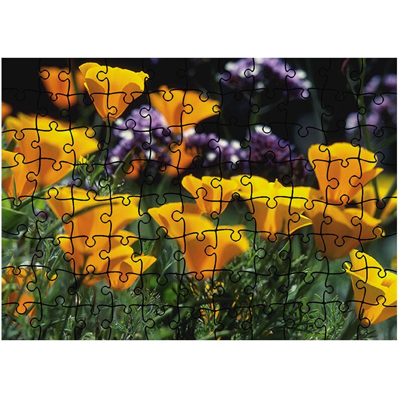 Puzzle Heartwork 96 piese, Flori blande, Latime 40,5 cm x Inaltime 28,5 cm