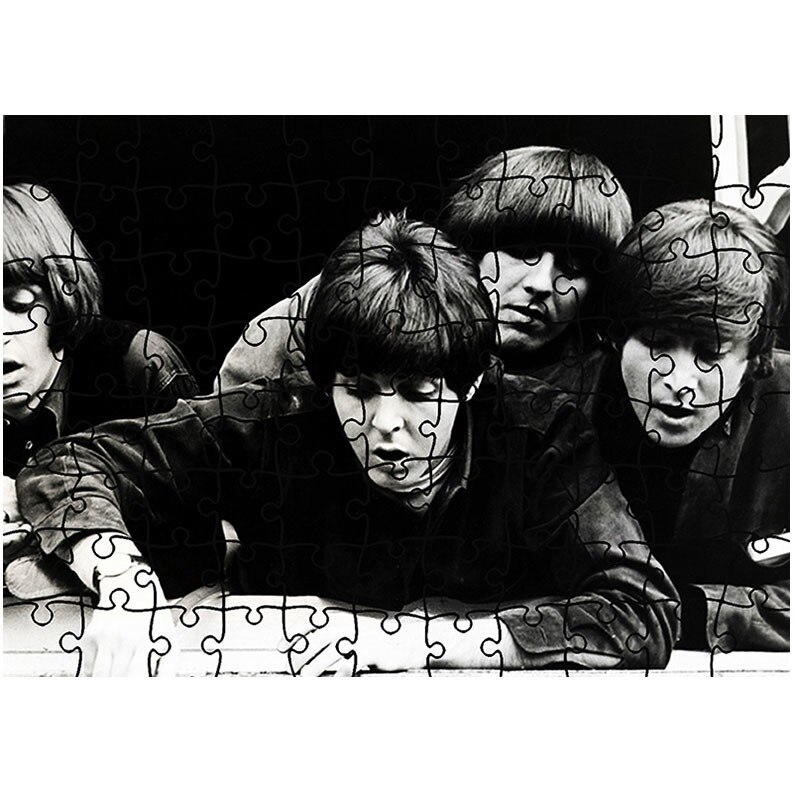 Puzzle Heartwork 96 piese, The Beatles la Studio, Latime 40,5 cm x Inaltime 28,5 cm