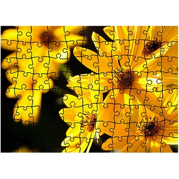 Puzzle Heartwork 96 piese, Floricele galbene, Latime 40,5 cm x Inaltime 28,5 cm Puzzle Heartwork 96 piese, Floricele galbene, Latime 40,5 cm x Inaltime 28,5 cm