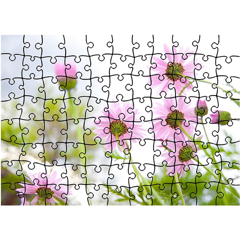 Puzzle Heartwork 96 piese, Flori de vara inflorite, Latime 40,5 cm x Inaltime 28,5 cm