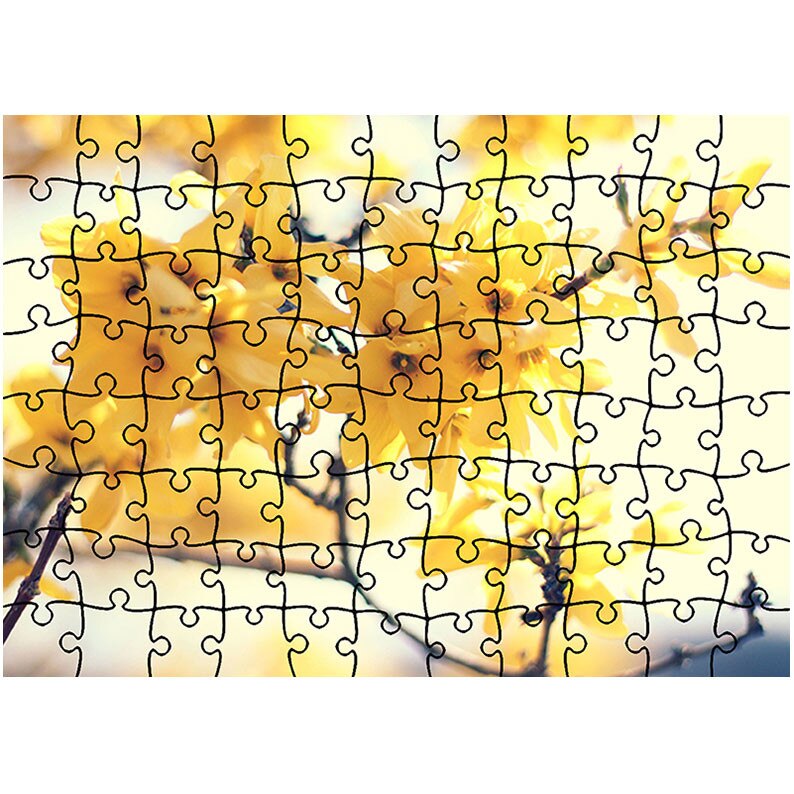 Puzzle Heartwork 96 piese, Galbene, Latime 40,5 cm x Inaltime 28,5 cm
