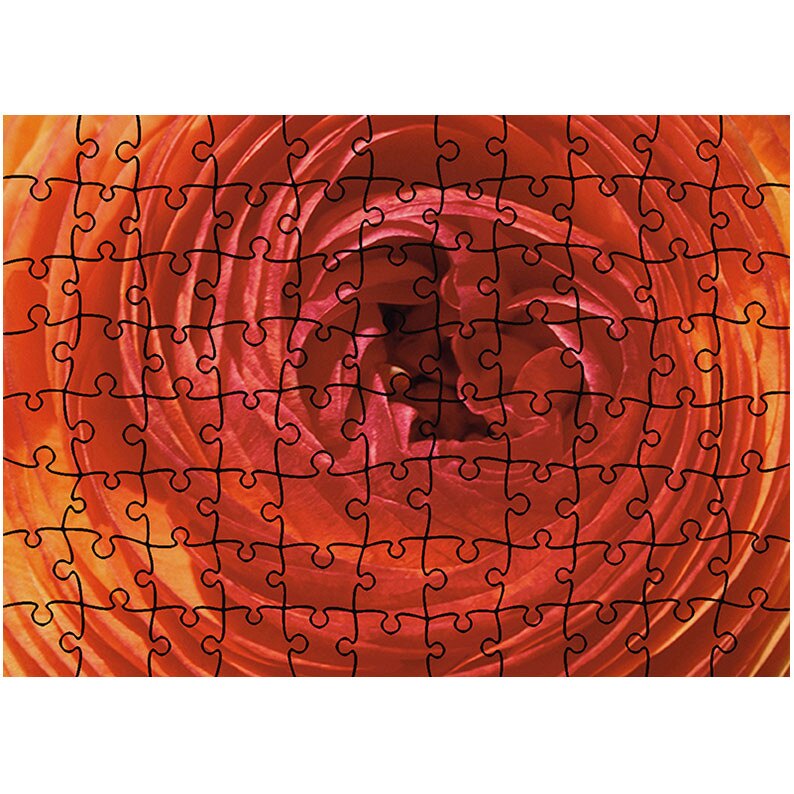 Puzzle Heartwork 96 piese, Spirala de petale, Latime 40,5 cm x Inaltime 28,5 cm