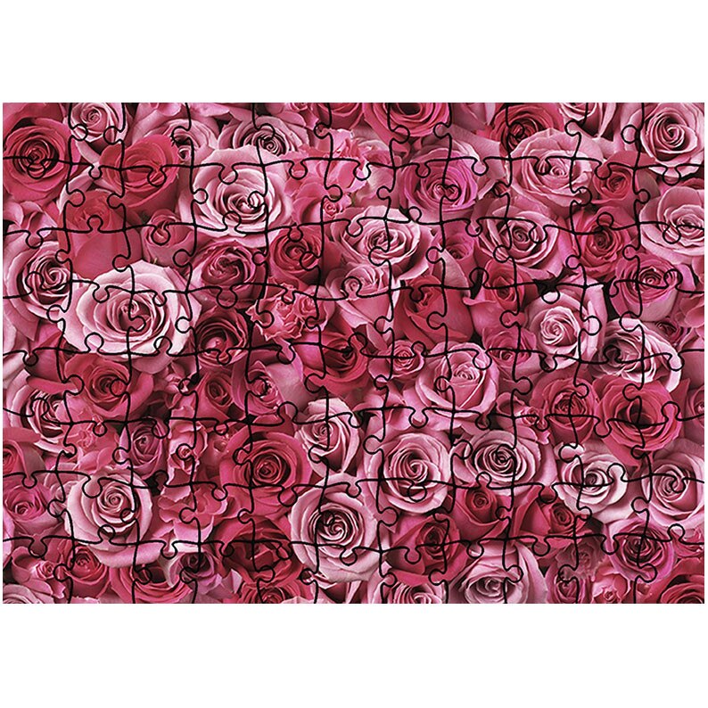 Puzzle Heartwork 96 piese, Spirale de iubire, Latime 40,5 cm x Inaltime 28,5 cm