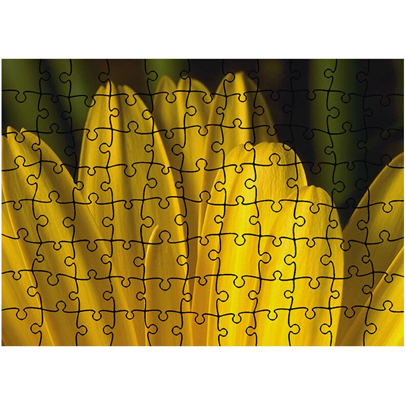 Puzzle Heartwork 96 piese, Petale galbene, Latime 40,5 cm x Inaltime 28,5 cm