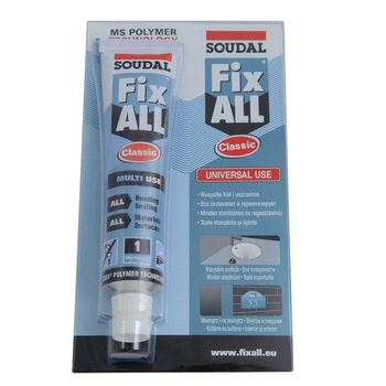 Adeziv izolant, Soudal Fix All Classic alb, 80 ml Adeziv izolant, Soudal Fix All Classic alb, 80 ml
