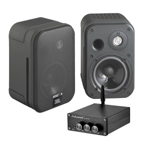 Sistem audio negru, cu Control 2 Bluetooth, 100w, Pro, 1 x NS15G amplificator JBL