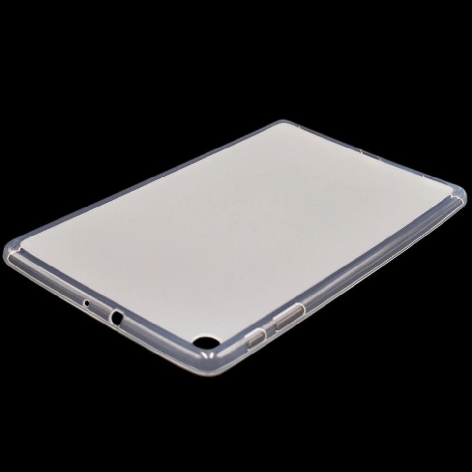Husa pentru Samsung Galaxy Tab A 10.1 T510 T515, Frosted TPU, subtire, Transparenta