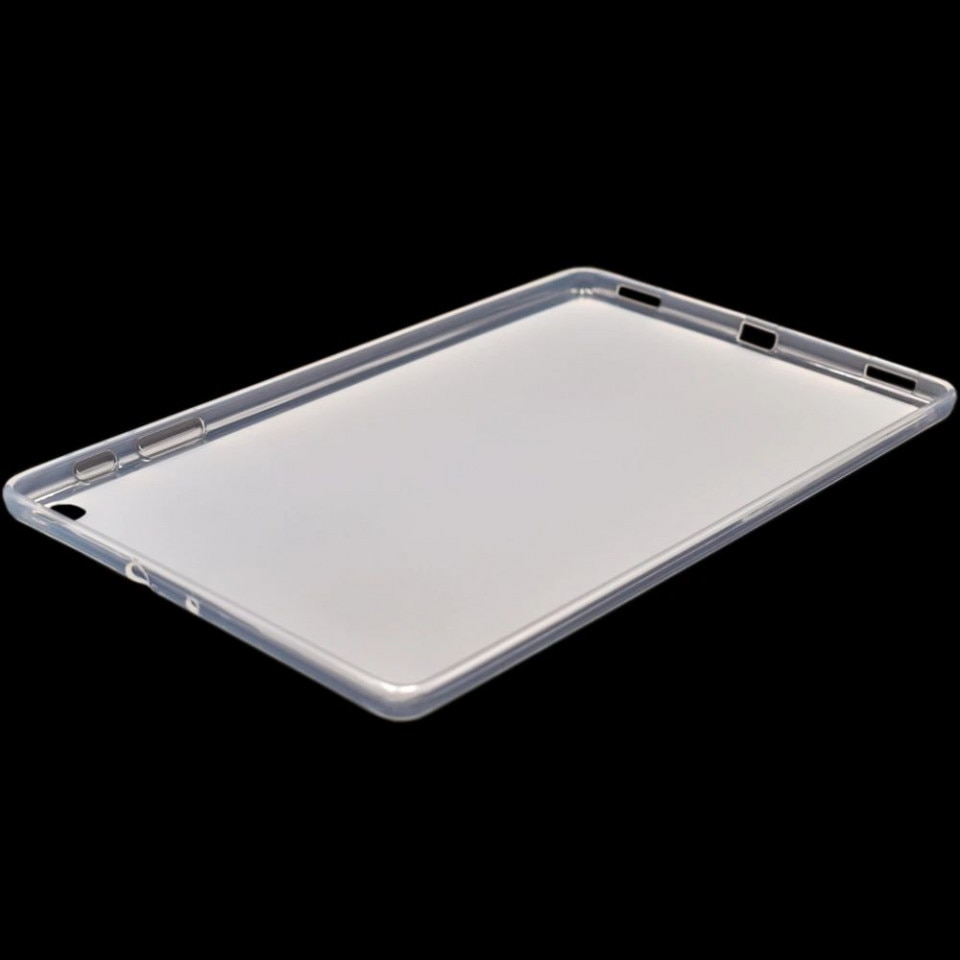 Husa pentru Samsung Galaxy Tab A 10.1 T510 T515, Frosted TPU, subtire, Transparenta