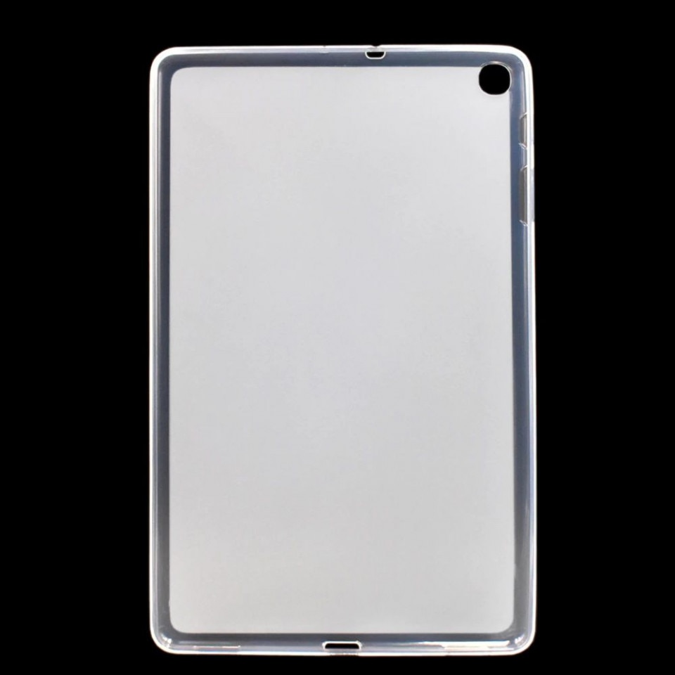 Husa pentru Samsung Galaxy Tab A 10.1 T510 T515, Frosted TPU, subtire, Transparenta