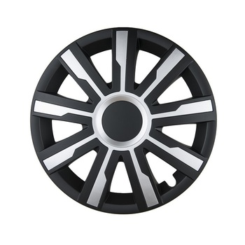 Capac roata Mirage universal 16'', Plastic ABS, negru/gri Capac roata Mirage universal 16'', Plastic ABS, negru/gri