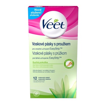 Benzi depilatoare de ceara Veet Hair Minimizer pentru corp cu Aloe Vera, 12 benzi + 2 servetele cadou Benzi depilatoare de ceara Veet Hair Minimizer pentru corp cu Aloe Vera, 12 benzi + 2 servetele cadou