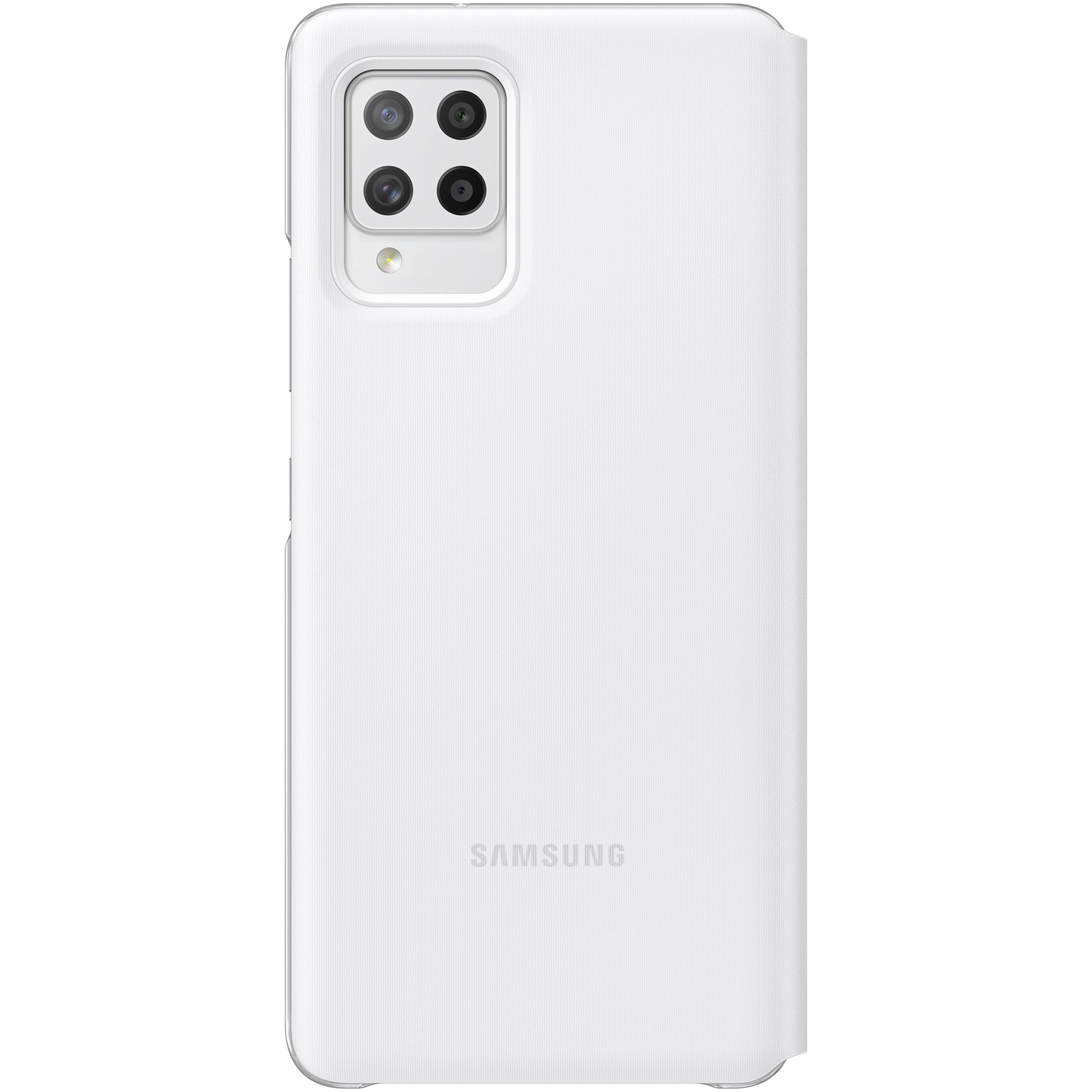 Husa de protectie Samsung S View Wallet Cover pentru A42 (5G), White