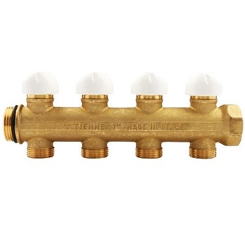 Colector termostatic 4 cai TIEMME Raccorderie Colector termostatic 4 cai TIEMME Raccorderie