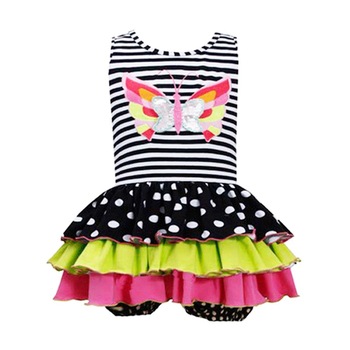 Set cu pantalonasi cu volanase si fluturas aplicat 12 luni Set cu pantalonasi cu volanase si fluturas aplicat 12 luni