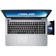 ASUS X555UA-XO073D laptop Intel® Core™ i5-6200U 2.80 GHz, Skylake, 15.6", HD, 4GB, 500GB, Intel® HD Graphics 520, Fekete, Magyar kiosztású billentyűzet