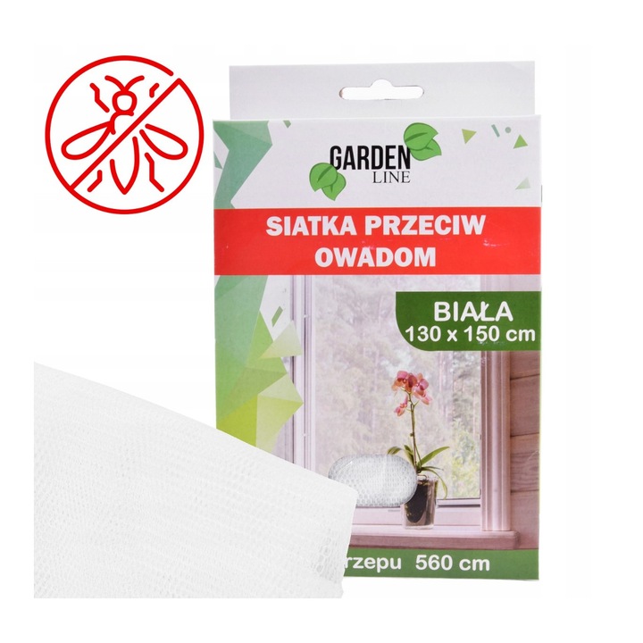 Szúnyogháló fehér színben ( rovarriasztó)