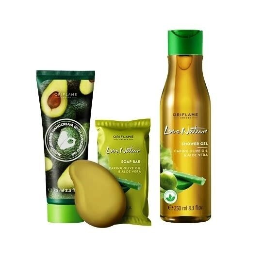 Set Love Nature Olive, 3 buc