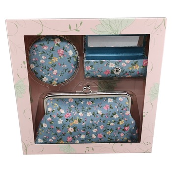 Set cadou femei 3 piese, ClauM, albastru Set cadou femei 3 piese, ClauM, albastru