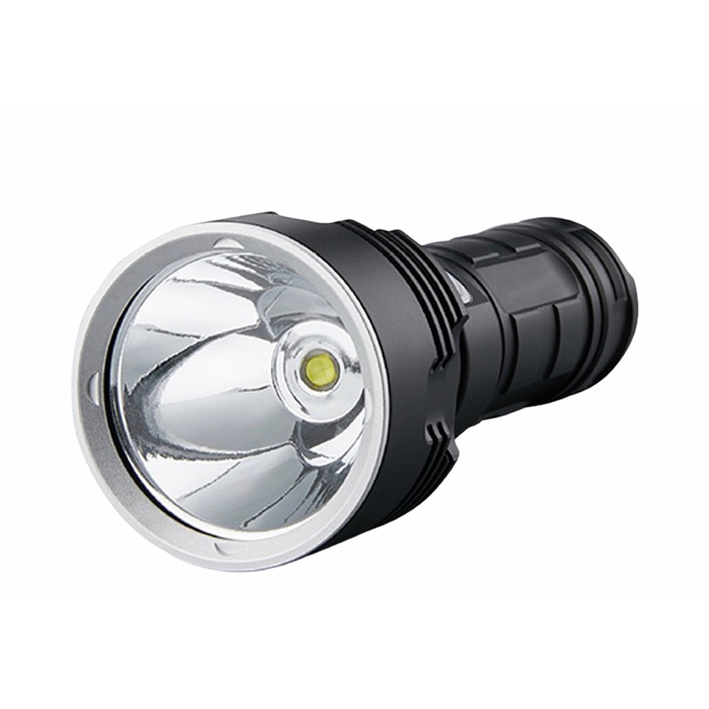 Lanterna LED Techone® SK1920, din aluminiu, sursa XHP70.2 Ultra-Bright, profesionala, focus ajustabil, acumulator inclus, rezistenta la apa, incarcare USB, 3500 lumeni, negru