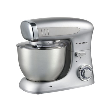 Mixer cu bol, Herenthal, 6.5 L, 1900W, 6 Trepte de viteza+Turbo, Argintiu Mixer cu bol, Herenthal, 6.5 L, 1900W, 6 Trepte de viteza+Turbo, Argintiu