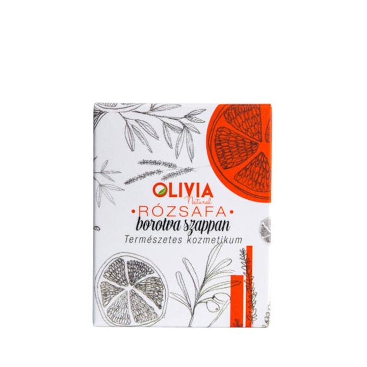 Olivia Natural borotvaszappan, rózsafa, 90 gr