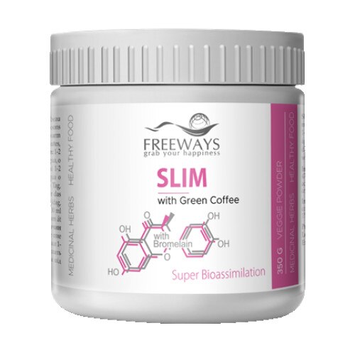 Slim cu Bromelaina, Freeways, 350 grame pulbere