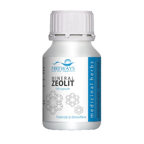 Mineral Zeolit, Freeways, 180 capsule
