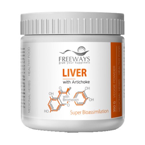 Liver cu Bromelaina, Freeways, 350 grame pulbere