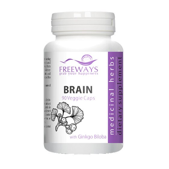 Brain, Freeways, 90 capsule vegetale
