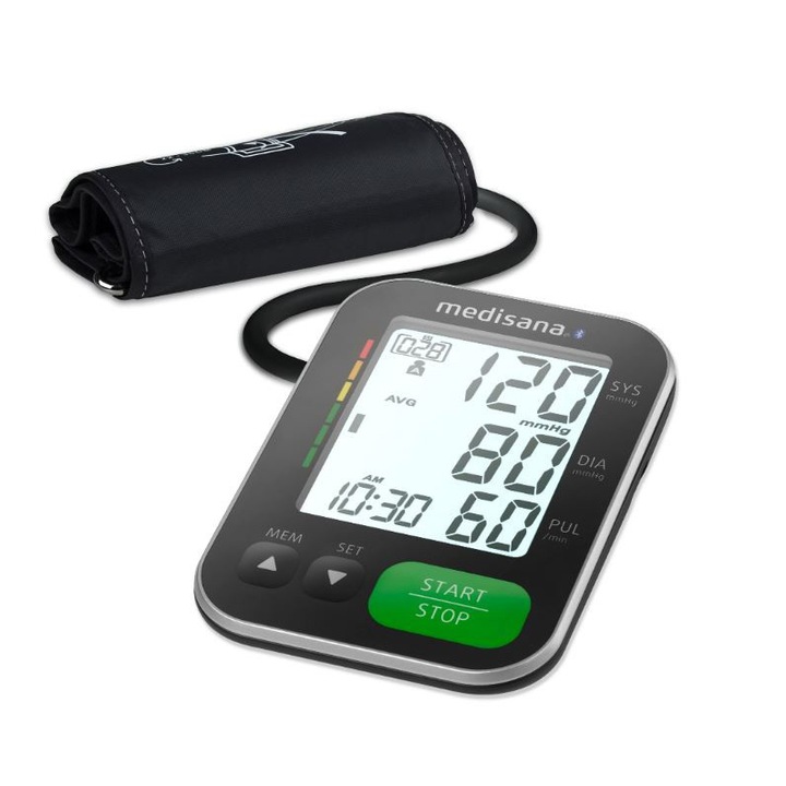 MEDISANA BU 570 Connect Felkaros vérnyomásmérő, fekete